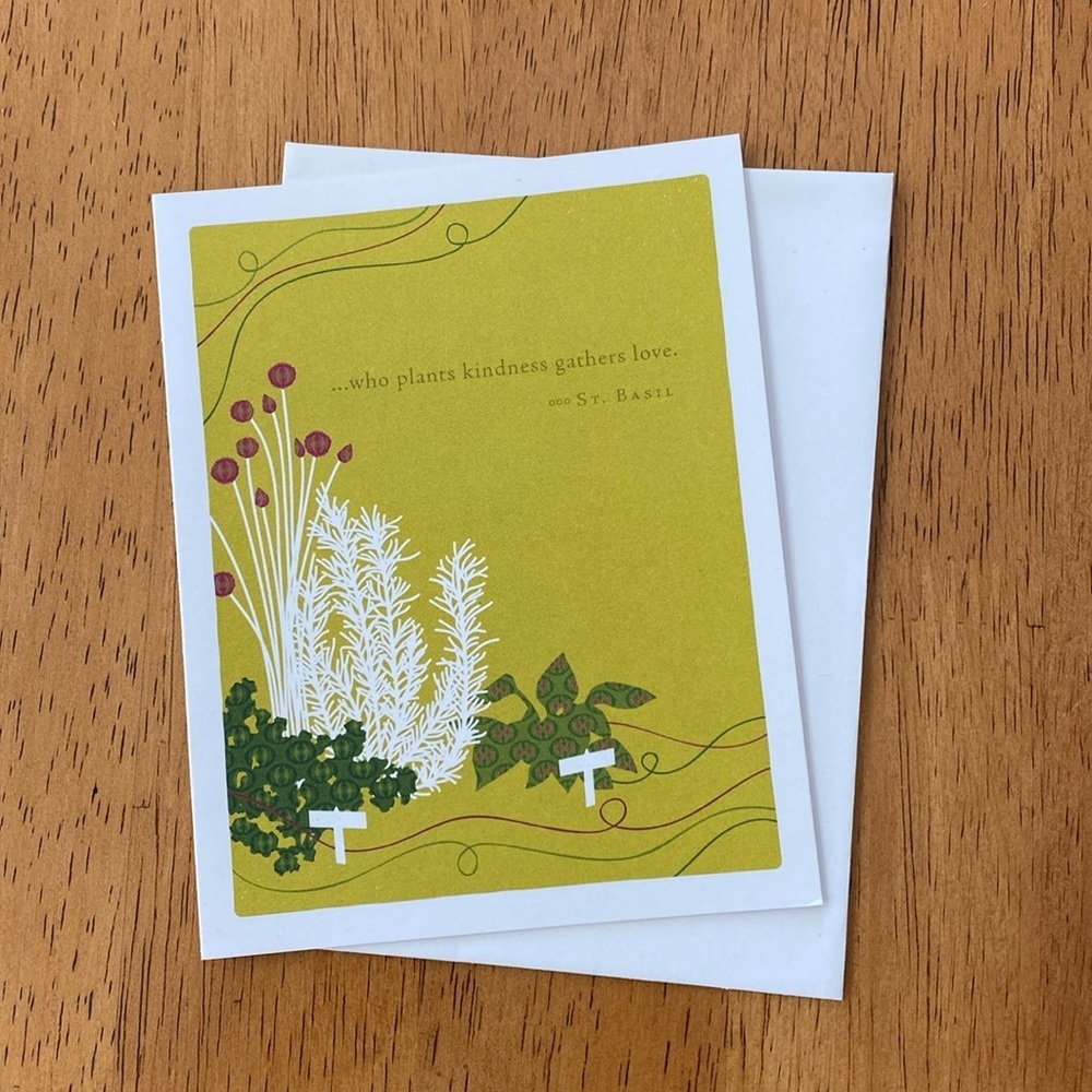 Compendium Positively Green Love & Friendship Card and Envelope